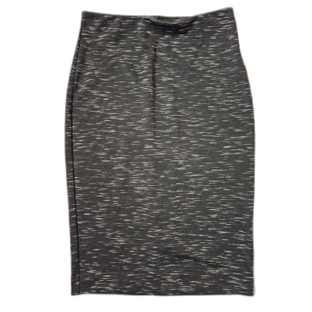 Mossimo Women’s XS Gray Space Dye Knit Pencil Skirt Stretch